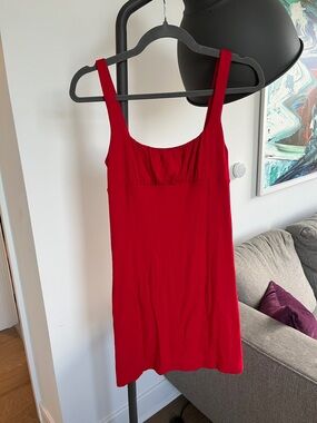 Wilfred Free Orbit Red Mini Dress